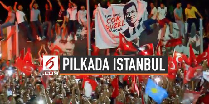 VIDEO: Pemilihan Wali Kota Istanbul Diulang, Jagoan Erdogan Kembali Kalah