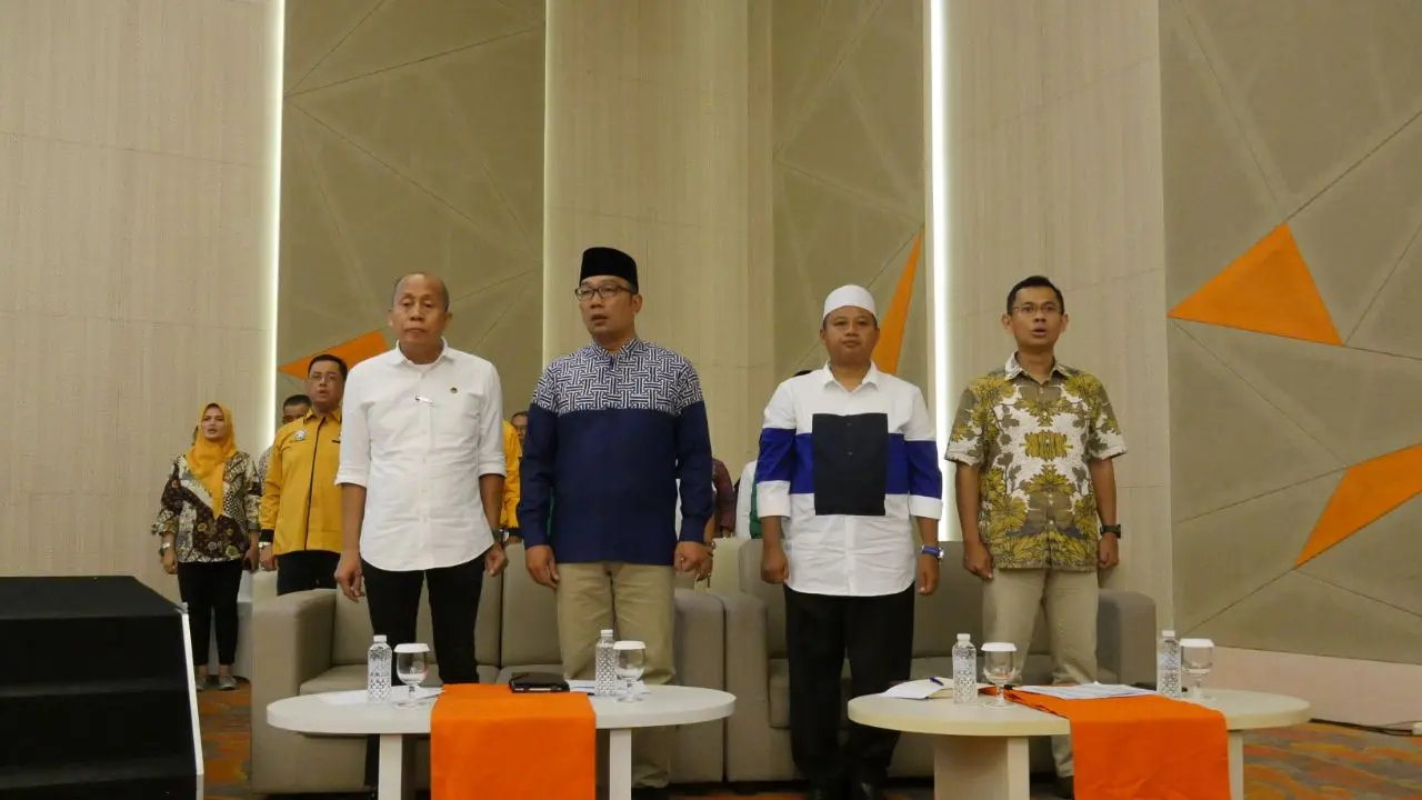 Calon Gubernur dan Calon Wakil Gubernur Jawa Barat Ridwan Kamil-Uu Ruhzanul Ulum