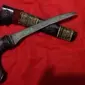 Badik, senjata tradisional suku-suku di Sulawesi Selatan dan Sulawesi Barat. (Liputan6.com/Eka Hakim)