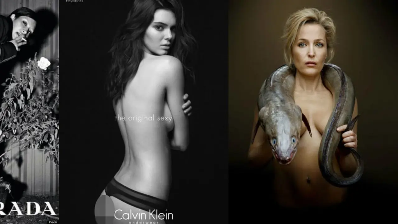 Pose Berani Telanjang 10 Selebritas Dunia untuk  Pemotretan Iklan