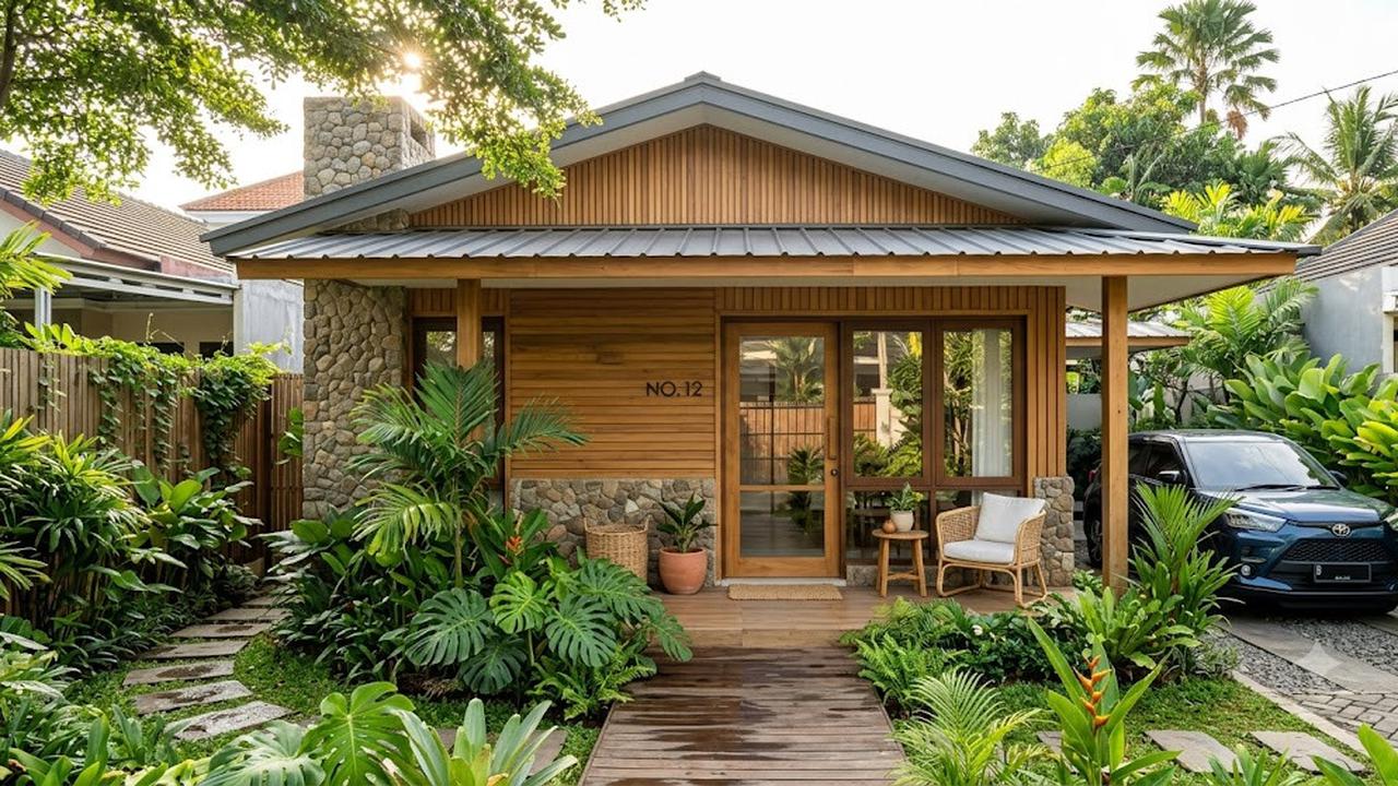6 Model Rumah Bergaya Tropical Japandi yang Mudah Ditiru, Nyaman dan Estetik