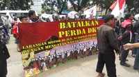 Tukang Ojek Protes Rencana Ahok Perluas Kawasan Larangan Motor