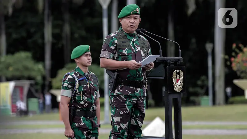 KSAD Dudung Abdurachman Pimpin Apel Kesiapsiagaan di Lapangan Monas