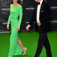 Kate Middleton kenakan gaun sewaan berwarna hijau dipadukan dengan kalung milik Putri Diana (instagram/perchasvacias)