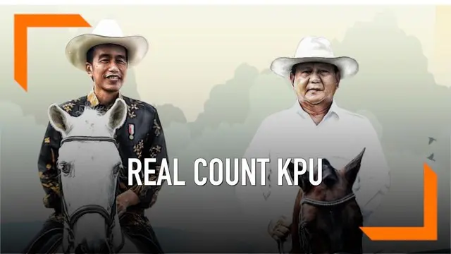 KPU terus melakukan rekapitulasi suara pilpres dan pileg 2019. Hasil sementara real count KPU menunjukkan pasangan Jokowi-Ma'ruf masih mengungguli Prabowo-Sandiaga.