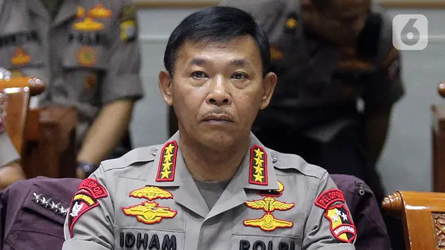 Kapolri Rapat Kerja Perdana dengan DPR