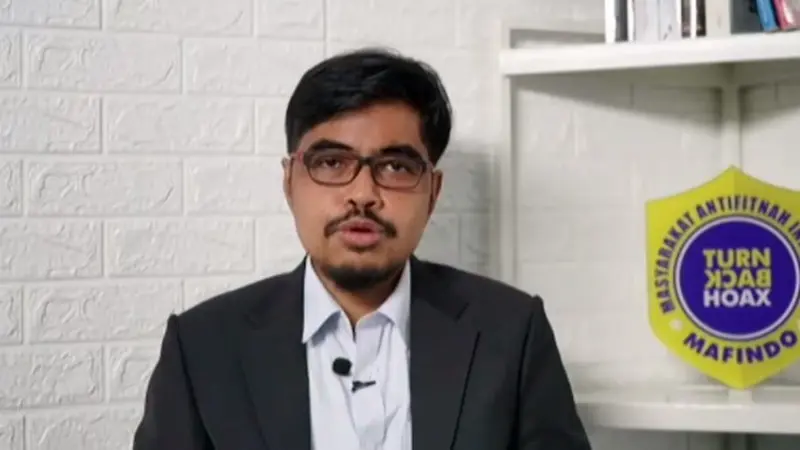 Ketua Presidium Masyarakat Antifitnah Indonesia (Mafindo), Septiaji Eko Nugroho