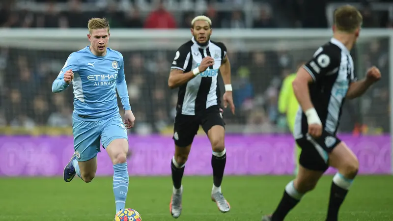 Kevin De Bruyne - Manchester City - Liga Inggris - 19 Desember 2021.