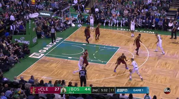 Berita video game recap NBA 2017-2018 antara Boston Celtics melawan Cleveland Cavaliers dengan skor 108-83.