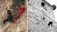Festival Lempar Kambing dari Menara di Spanyol