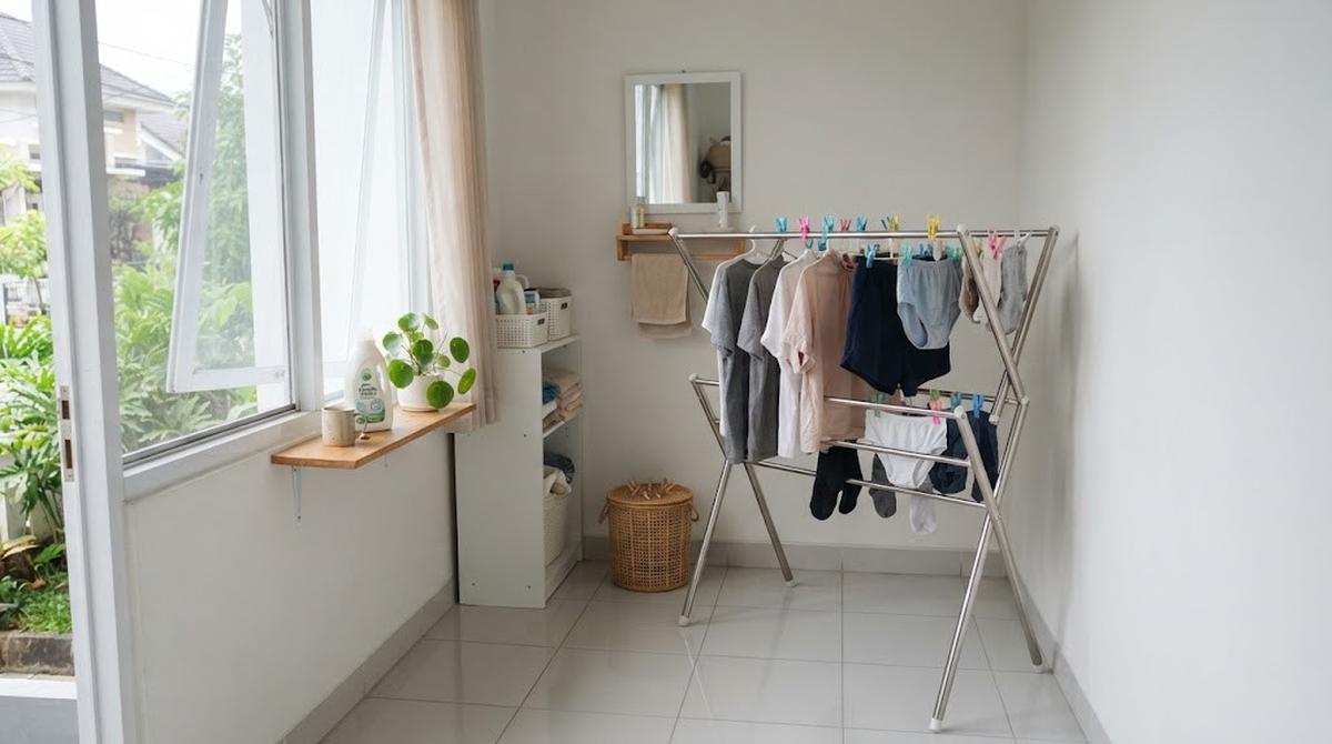 Ide Membuat Sudut Laundry Kecil Tetap Rapi dan Mudah Digunakan