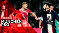 Berita Motion grafis prediksi pertandingan Liga Champions 2022/2023. Lanjutan leg kedua, Bayern Munchen jamu Paris Saint Germain di Allianz Arena Kamis (9/3/2023).