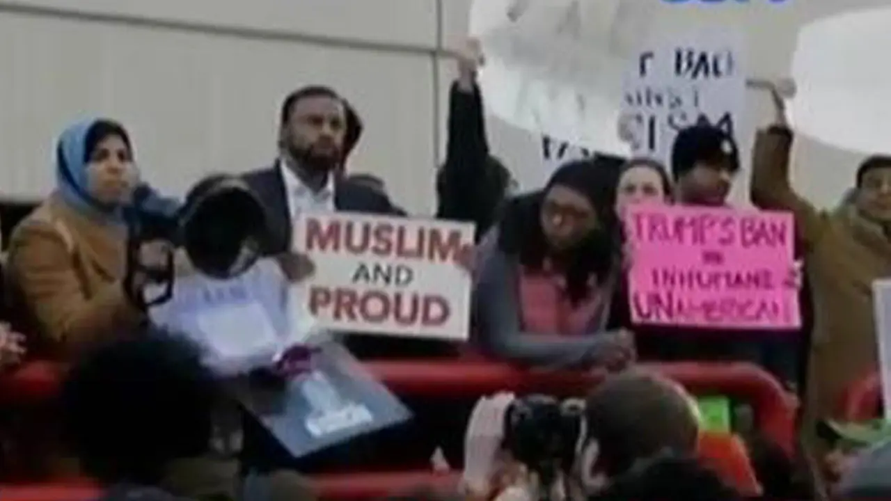  Demo Tolak Kebijakan Trump