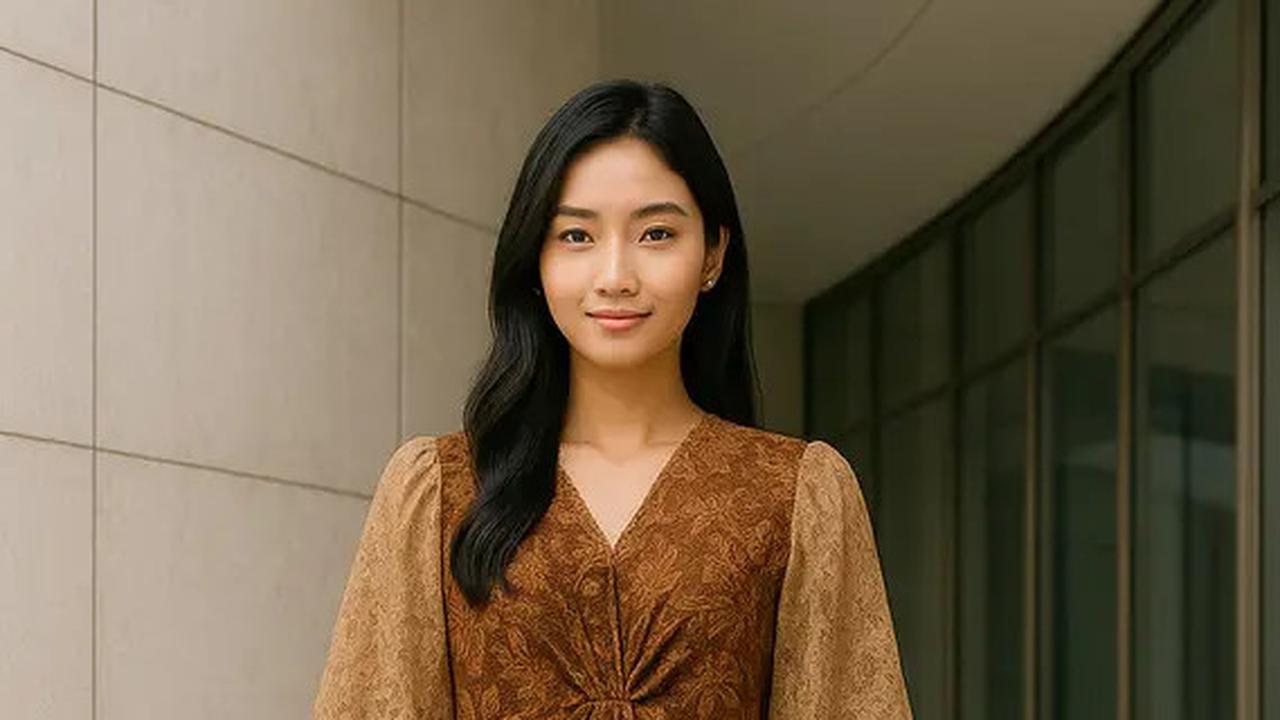 Lagi Tren di 2025, 10 Model Blouse Batik Lengan Bishop yang Modern dan Stylish