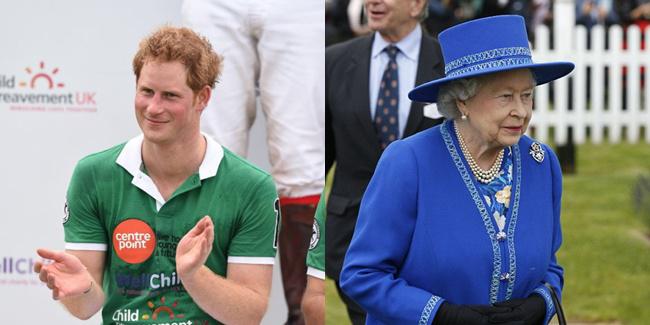 Pangeran Harry dan Queen Elizabeth | copyright dailymail.co.uk