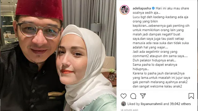 Adelia Pasha dituding pelakor oleh warganet