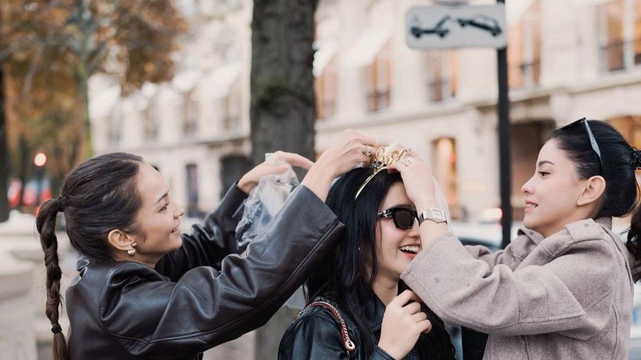 10 Potret Febby Rastanty Diberi Kejutan Enzy Storia dan Medina Dina, Rayakan Bridal Shower Simpel di Paris