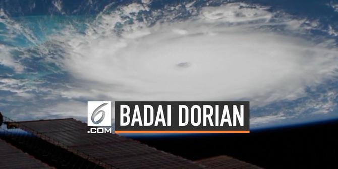 VIDEO: Melihat dari Angkasa Wujud Badai 'Mematikan' Dorian