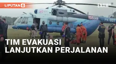 Evakuasi Korban Helikopter Polda Jambi Kembali Dilakukan