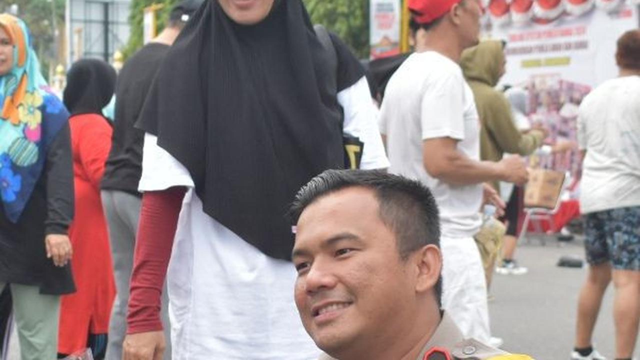 Car Free Day, Polresta Pekanbaru Ajak Masyarakat Ciptakan Pemilu Damai