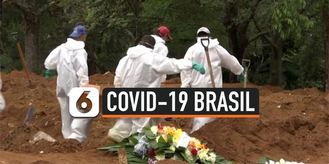 VIDEO: Kematian akibat Covid-19 di Brasil Tembus 400 Ribu Kasus