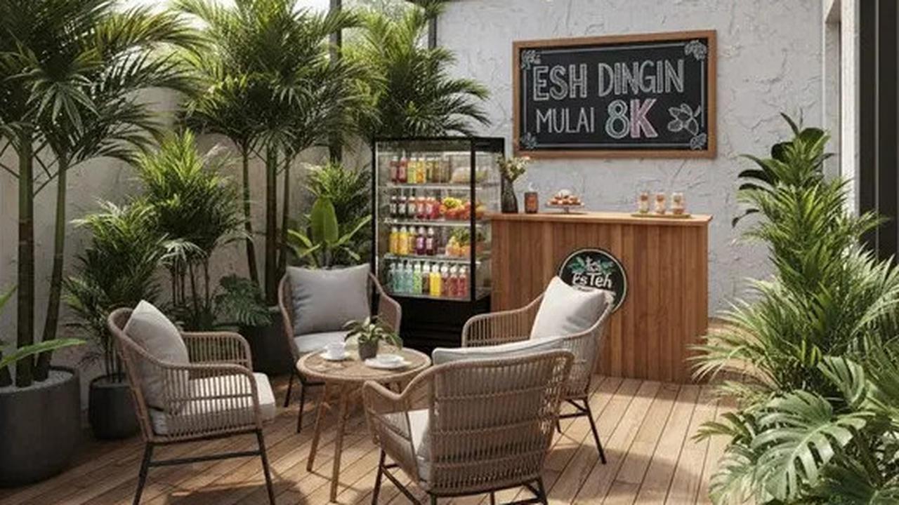 6 Ide Desain Teras Rumah untuk Usaha Es Teh, Menarik Pelanggan dan Tingkatkan Omzet