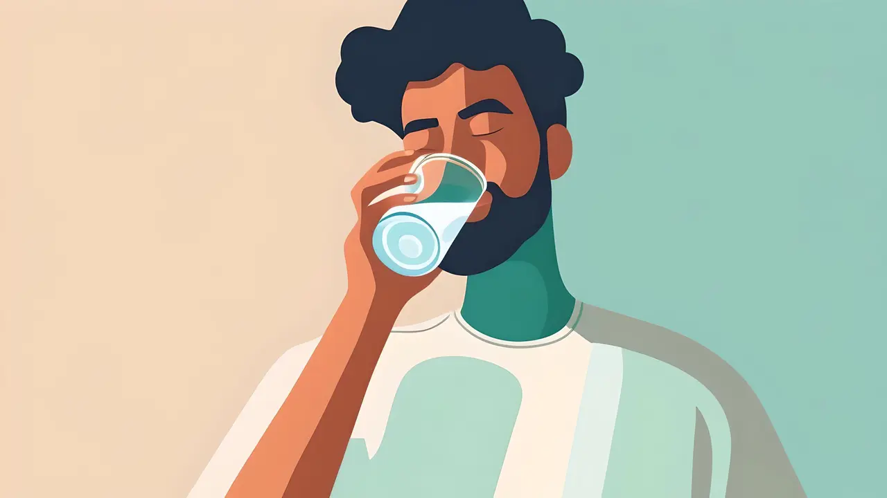 Minum air hangat pagi diklaim efektif atasi dan menurunkan kolesterol. Apakah ini benar? Baca fakta menariknya di sini! (Ilustrasi by AI)