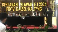 Bertempat di Aston Banua Hotel & Convention Center, Banjar, Kalimantan Selatan, 60 orang perwakilan tokoh dan pemuda Kalimantan Selatan dan Kalimantan Tengah menyatakan dukungannya untuk Erick Thohir maju di Pilpres 2024. (Ist)