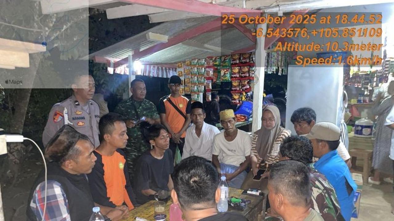 Tragis! Perahu Putus Tali, Dua Bocah Terbawa Arus Sungai Ciliman di Pandeglang, Basarnas Turun Tangan