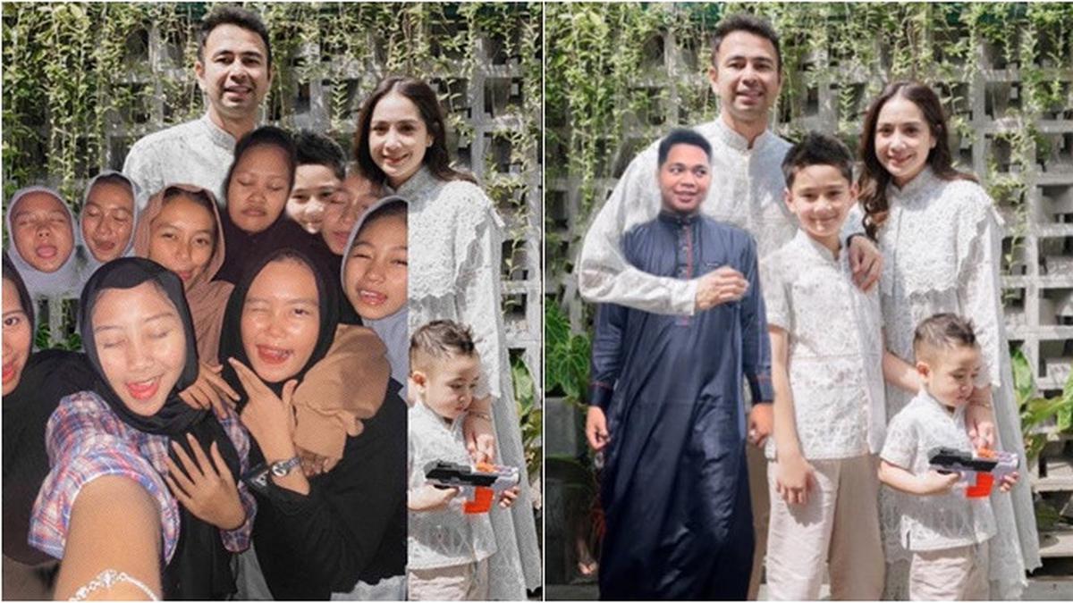 6 Editan Foto Netizen Ingin Jadi Anak Raffi Ahmad Ini Kocak, Maksa Banget