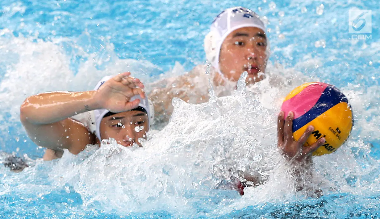 Dalam pertandingan tersebut Korea Selatan unggul atas Indonesia dengan skor 15-7. (Liputan6.com/Fery Pradolo)