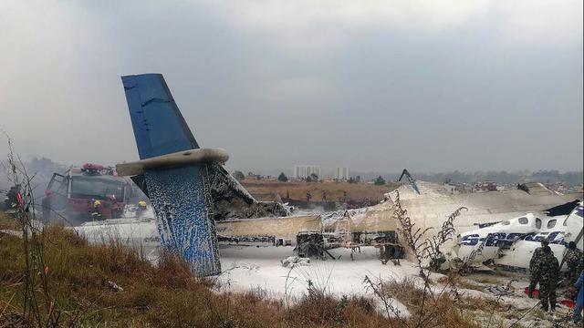 Tewaskan 40 Orang, Begini Kehancuran Pesawat Jatuh di Kathmandu