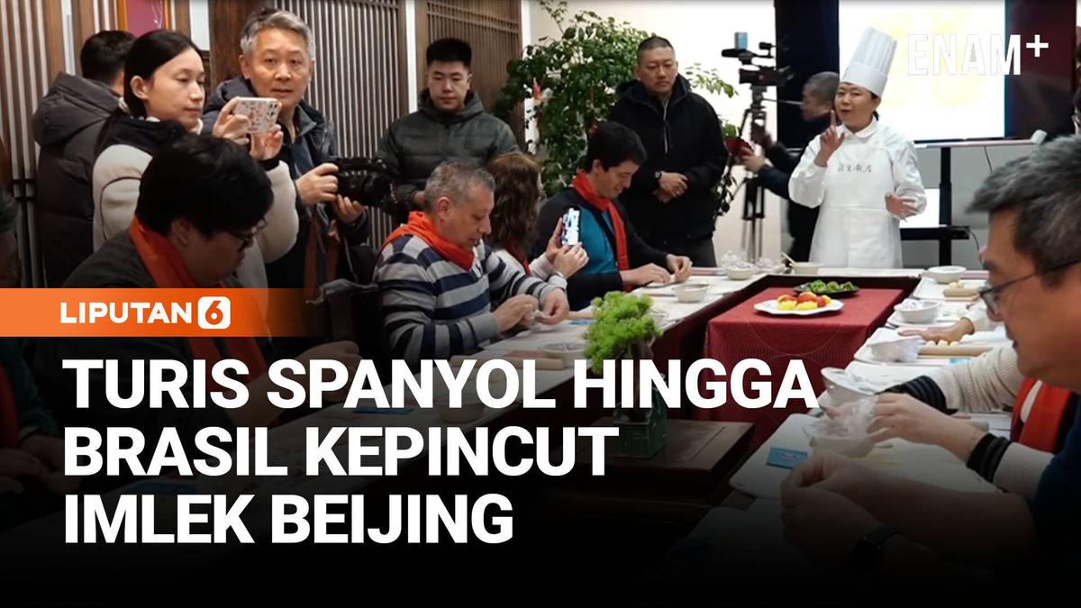 Turis Spanyol hingga Brasil Kepincut Imlek Beijing, "Luar Biasa!"