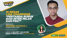 Berita video warung bola episode 4. Membahas persiapan klub-klub jelang babak 16 besar Liga Champions Eropa musim ini.