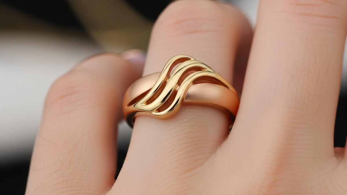 Rekomendasi Cincin Emas 10 Gram Kombinasi Matte &amp; Glossy Mewah, Ini 10 Koleksi yang Wajib Dimiliki
