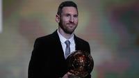 Lionel Messi Rebut Ballon d'Or 2019 (AP)