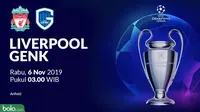 Liga Champions - Liverpool Vs Genk (Bola.com/Adreanus Titus)