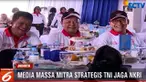 Menurut Panglima TNI, media massa merupakan salah satu mitra strategis dalam menjaga kedaulatan NKRI bersama dengan TNI.