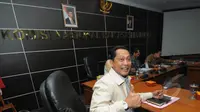  Kepala Bareskrim Inspektur Jenderal Polisi, Budi Waseso saat memenuhi panggilan Komnas HAM terkait penangkapan Bambang Widjojanto, Jakarta, Jumat (30/1/2015). (Liputan6.com/Herman Zakharia)