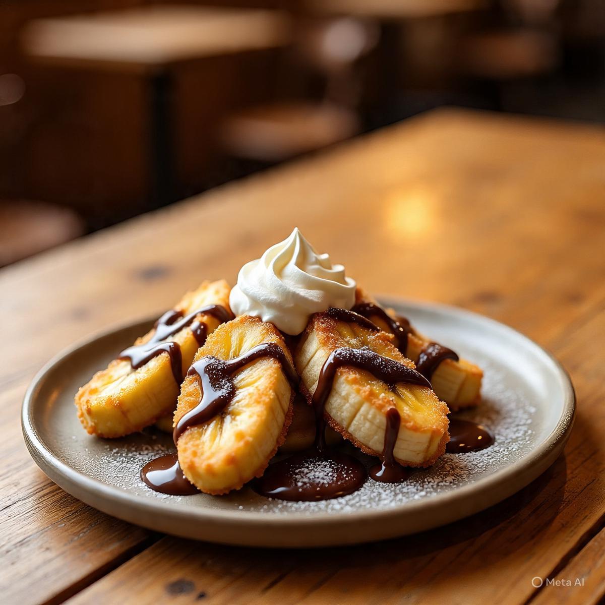Pisang Goreng Cokelat Keju