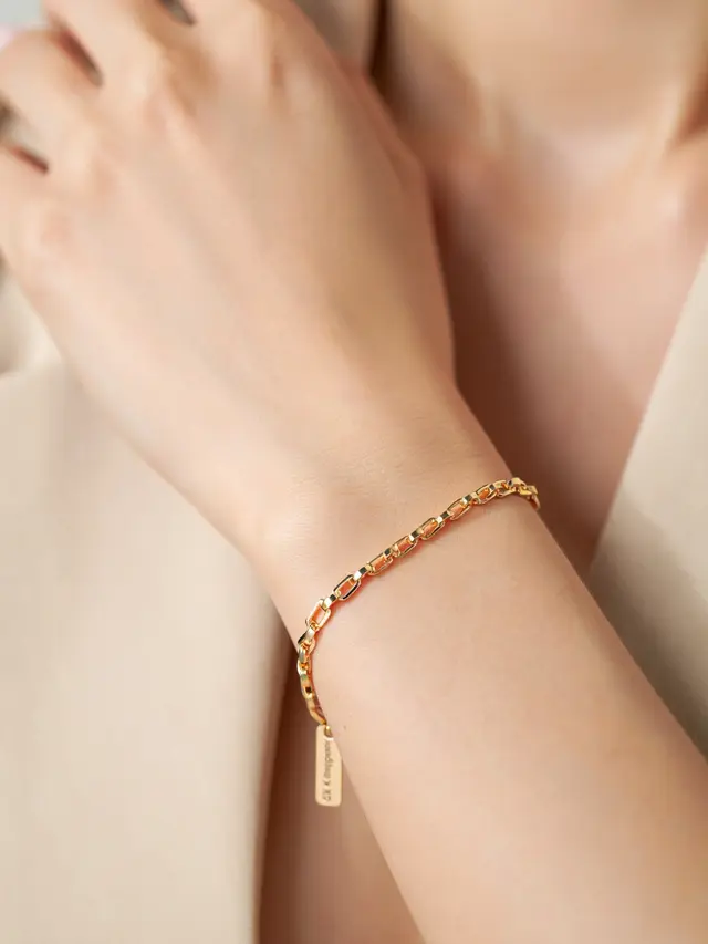 Gelang Emas Gram Kecil 18K Masa Kini