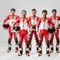 5 pembalap AHRT yang akan turun di ajang ARRC 2021. (Dokumentasi PT AHM)