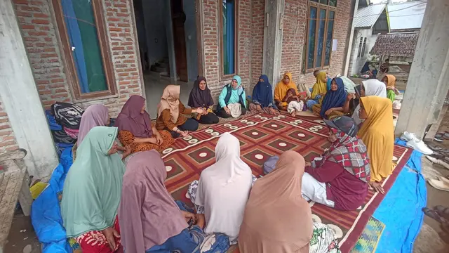 Kegiatan pendampingan psikososial bagi masyarakat terdampak bencana, dengan peserta 80 anak dan 16 ibu rumah tangga di Kabupaten Bireun, Aceh. (Istimewa)