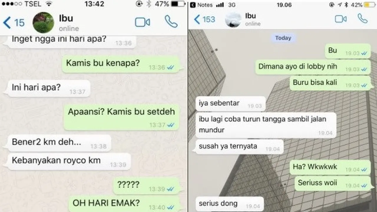 chat nyeleneh emak-emak