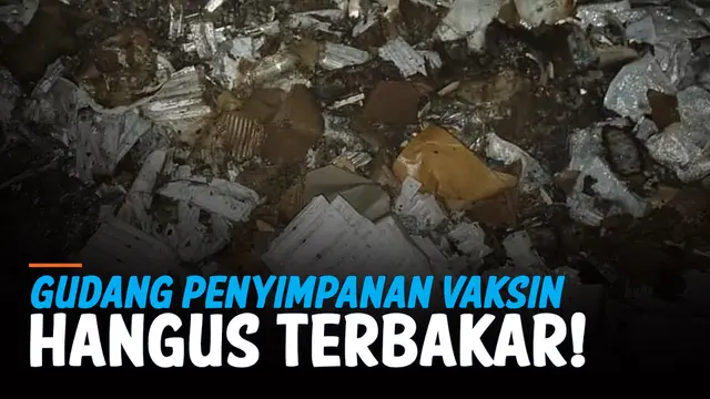VIDEO: Gudang Penyimpanan Vaksin di Puskesmas Sumur Batu Terbakar