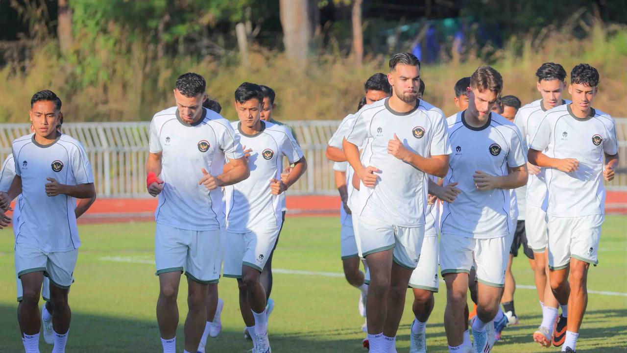 FOTO: Timnas Indonesia U-22 Matangkan Persiapan Jelang Laga Perdana SEA Games 2025