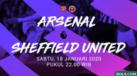 Premier League - Arsenal Vs Sheffield United (Bola.com/Adreanus Titus)