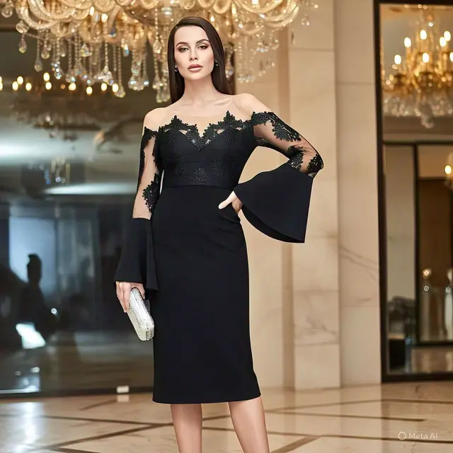 Inspirasi Baju Dress Warna Hitam untuk Gala Dinner