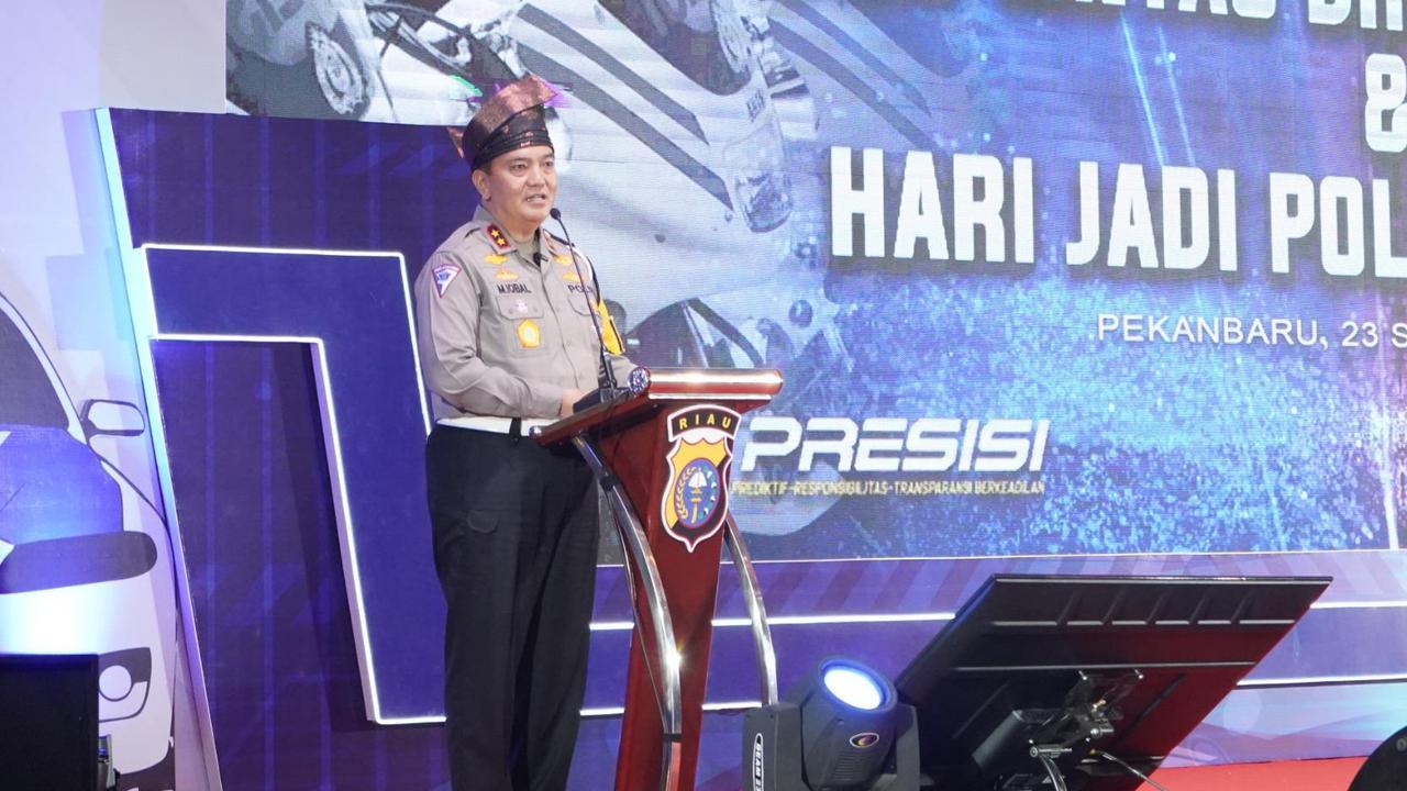 Peringati Hari Lalu Lintas dan HUT Polwan, Ini Pesan Kapolda Riau