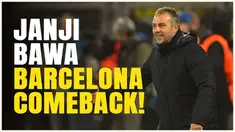 Berita video usai Barcelona dikalahkan Atletico Madrid di kendang sendiri, Hansi Flick berjanji bawa Barcelona kembali ke peringkat pertama klasemen La Liga.
